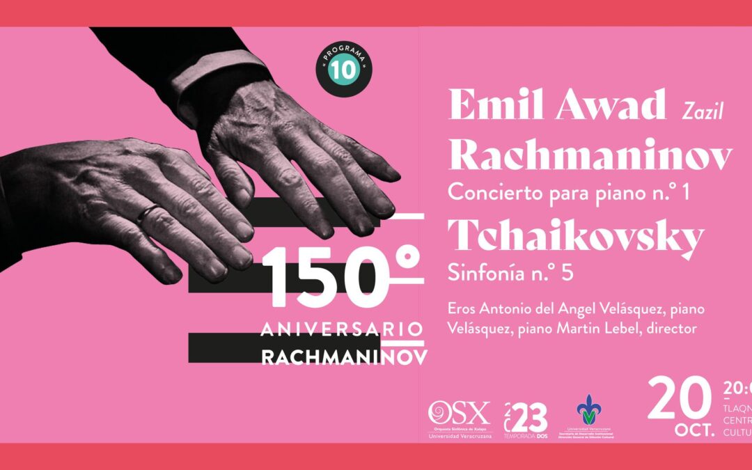 Noche de piano en el 150° Aniversario de Rachmaninov